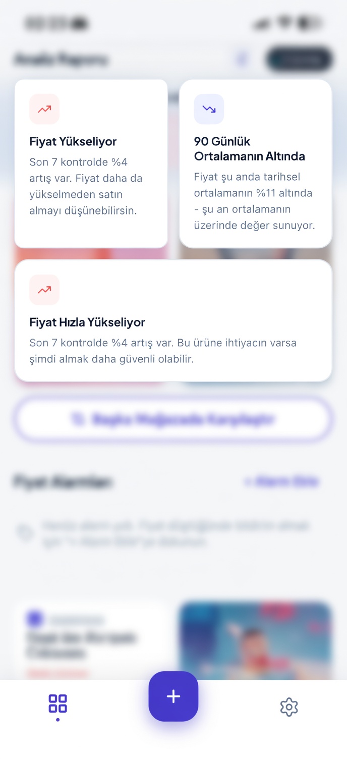 Analiz Raporu ekranı